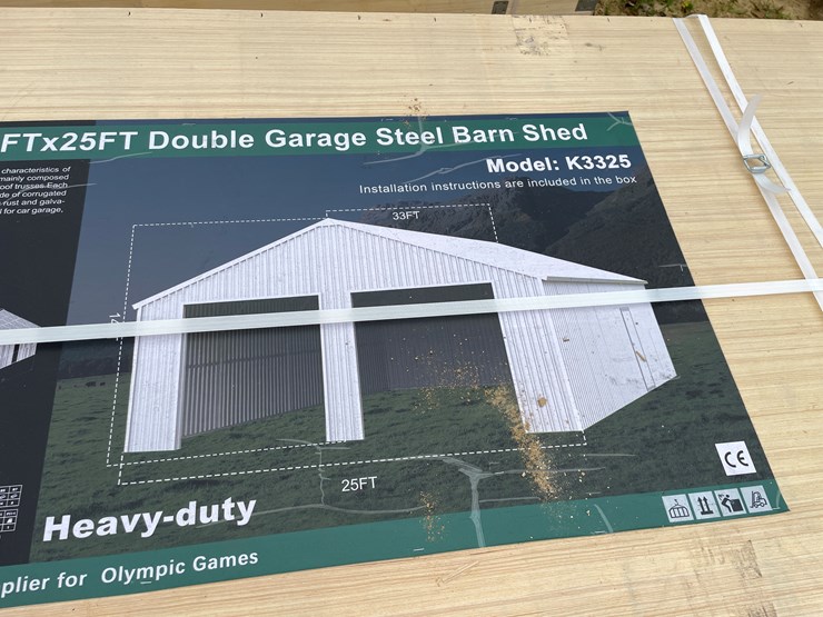 #2444-•-kj-new-33'-x-25'-double-garage-steel-barn-image-7