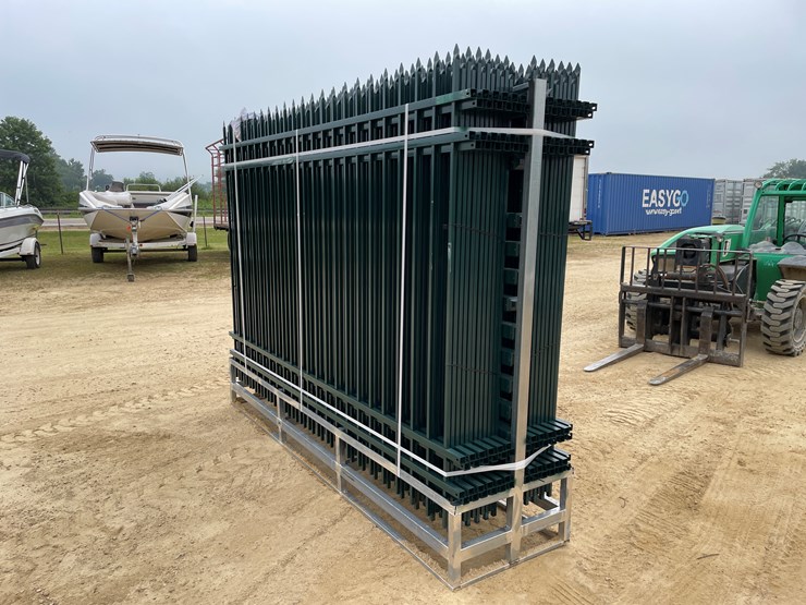#2454-•-new-kj-8'-x-6'-powder-coated-steel-site-fence-image-5
