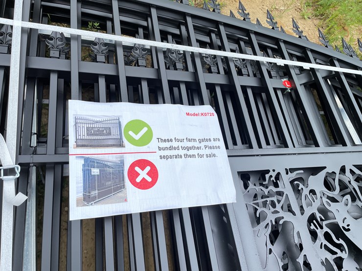 #2463-•-new-kj-7'-x-20'-metal-farm-driveway-gate-image-6