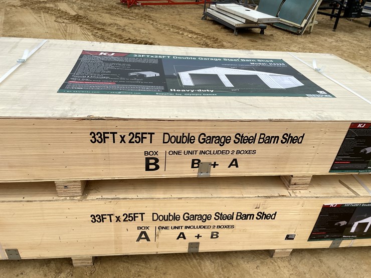 #2443-•-kj-new-33'-x-25'-double-garage-steel-barn-image-7