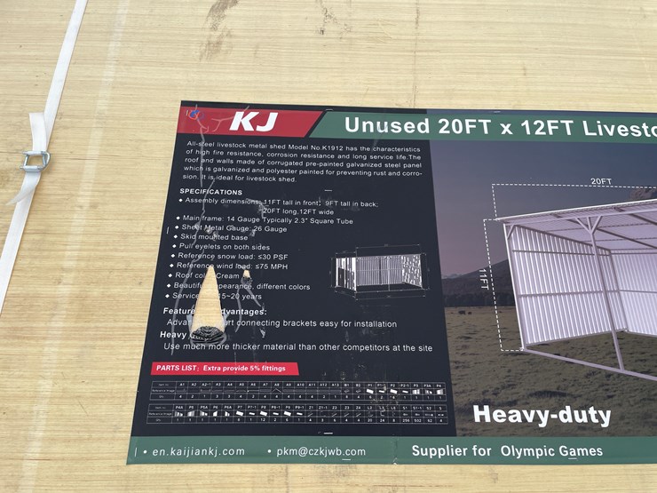 #2441-•-kj-new-20'-x-12'-livestock-metal-shed-image-7