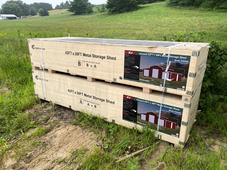 #2435-•-kj-new-42'-x-30'-metal-storage-shed-image-1