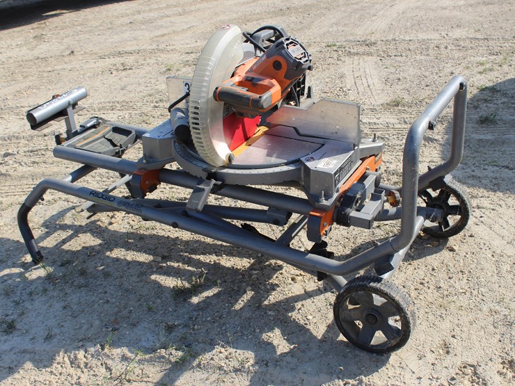 #3529-•-ridgid-chop-saw,-electric-wheel-mtd-image-1