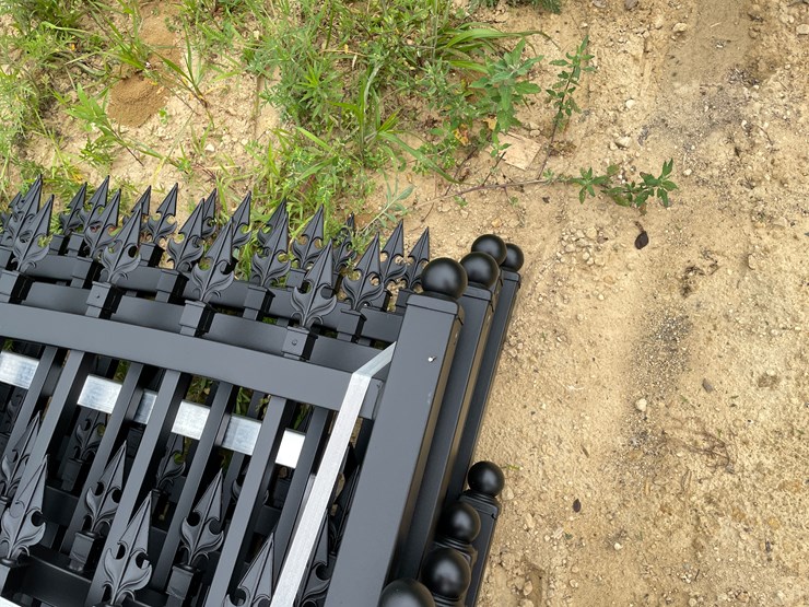 #2464-•-new-kj-7'-x-20'-metal-farm-driveway-gate-image-9