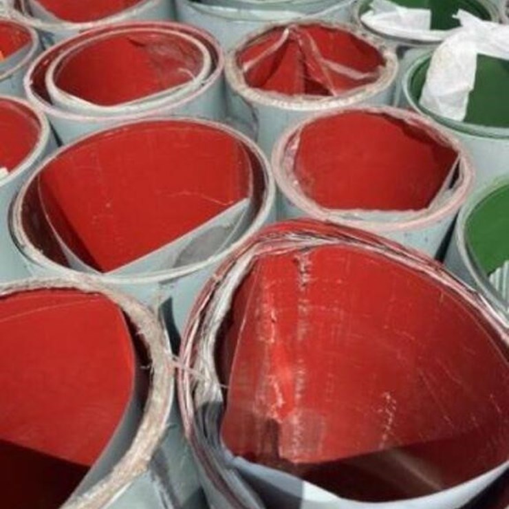 UNUSED Qty Of (3) Coils 24 In. x 50 Ft Galvanized