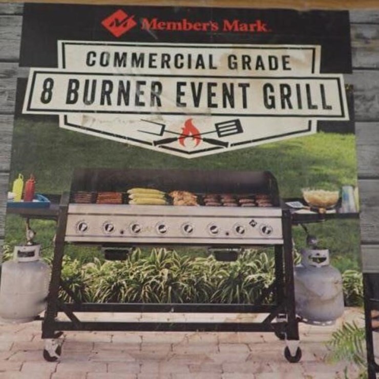 2017 Members Mark Commercial Grade 8 Burner Gas