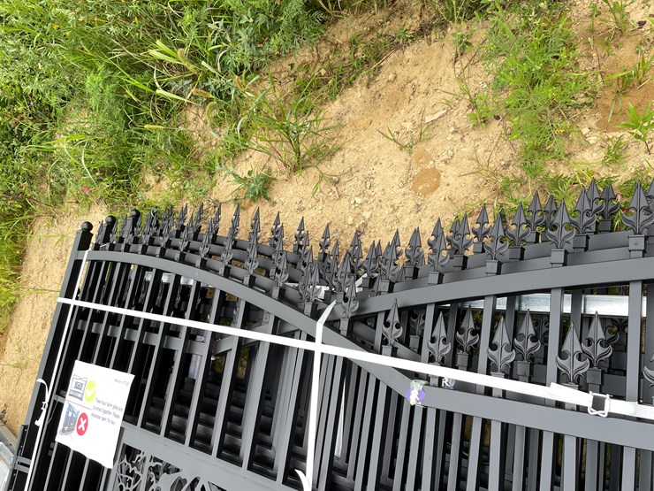#2462-•-new-kj-7'-x-20'-metal-farm-driveway-gate-image-10
