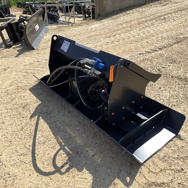 #2502 • JCT Skid Steer Vibratory Plate Compactor Attachment