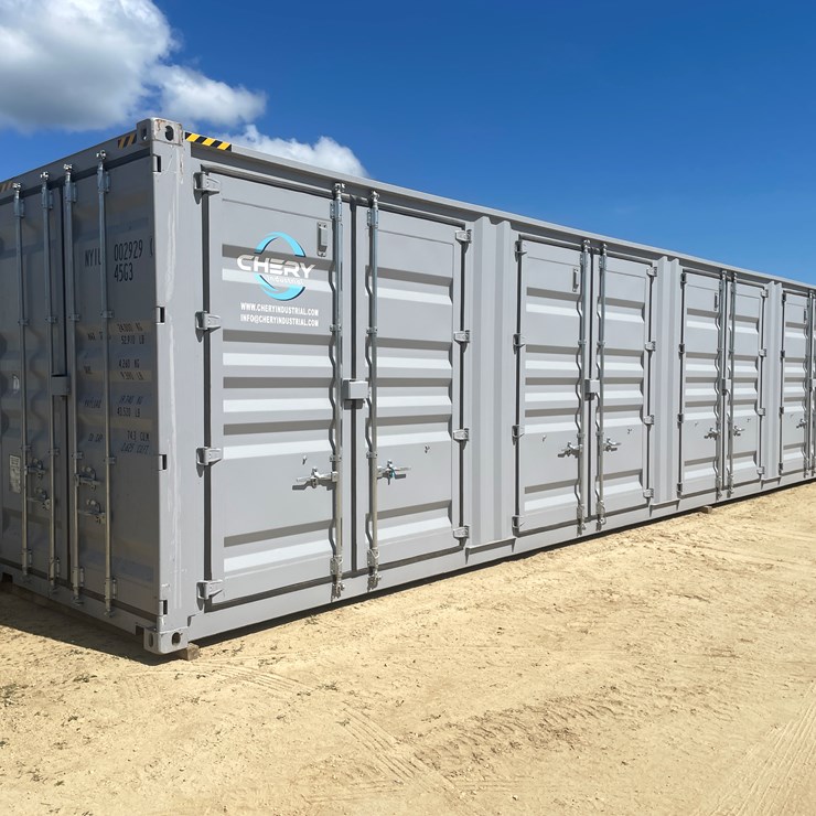 #1851 • 40' High Cube Multi-Door Shipping Container