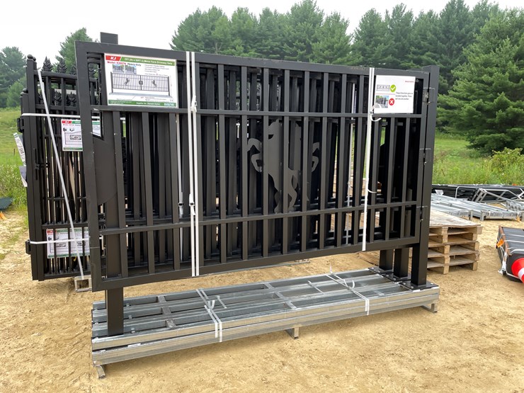 #2457-•-new-kj-7'-x-20'-metal-farm-driveway-gate-image-3