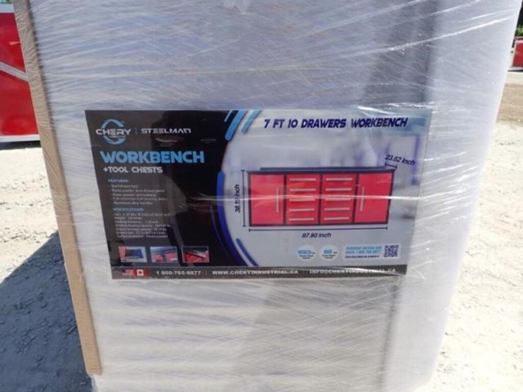 unused-steelman-7-ft-garage-cabinet-work-bench-image-9