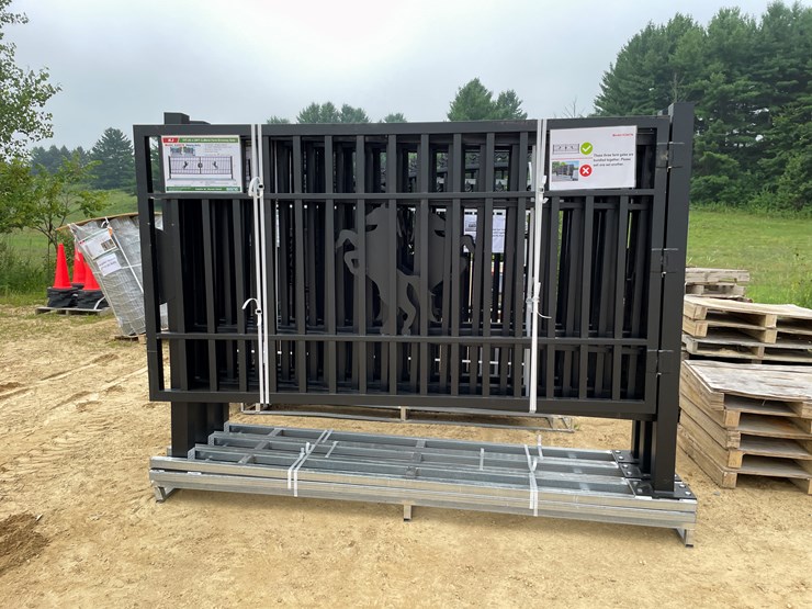 #2455-•-new-kj-7'-x-20'-metal-farm-driveway-gate-image-2