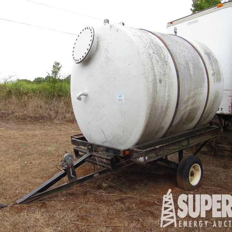8'Dia x 8'H x 70-Bbl Fiberglass Swab Tank, Mtd on