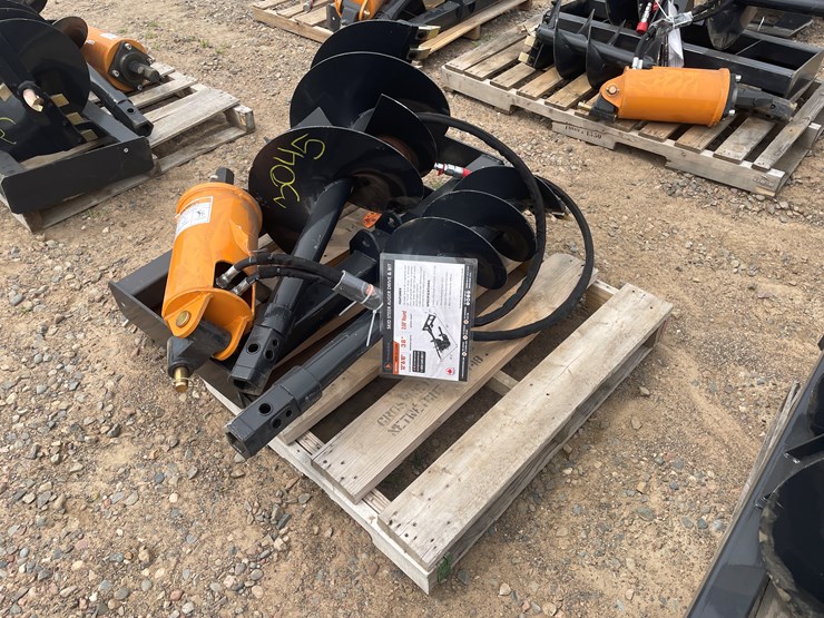 #3045-•-unused-2025-wolverine-skid-steer-auger-drive-and-bit-attachment-image-3