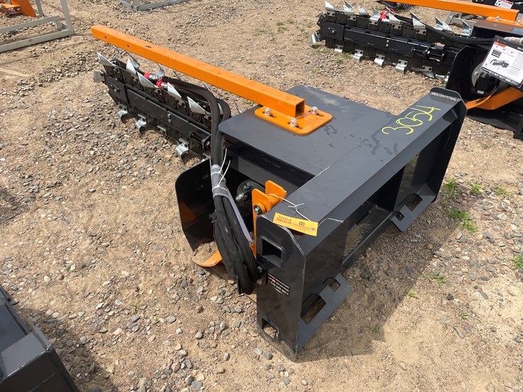 #3054-•-unused-2025-wolverine-skid-steer-trencher-attachment-image-4