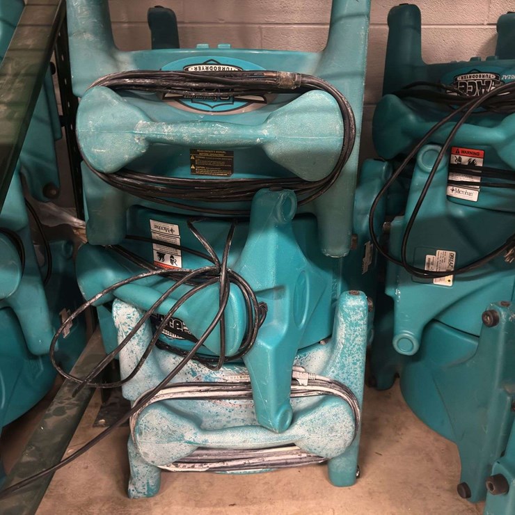 (3) Service Master Ace Turbo Dryers