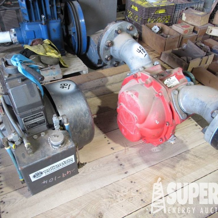 WALLENSTEIN 302-HR-VOA Vacuum Pump, VOGELSAND 3" V