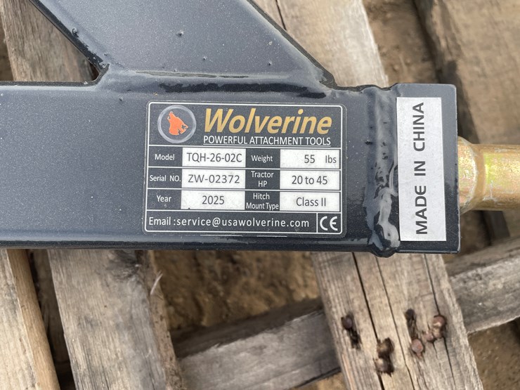 #3115-•-unused-2025-wolverine-skid-steer-class-2-quick-hitch-image-3