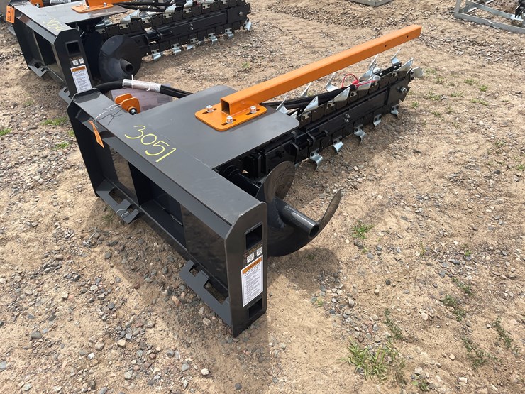 #3051-•-unused-2025-wolverine-skid-steer-trencher-attachment-image-2
