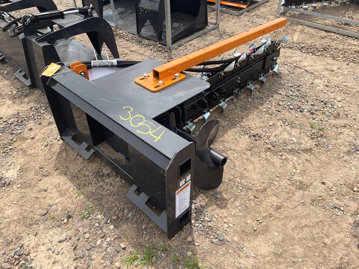 #3054-•-unused-2025-wolverine-skid-steer-trencher-attachment-image-2