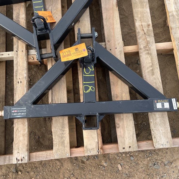 #3118 • Unused 2025 Wolverine Skid Steer Class 2 Quick Hitch