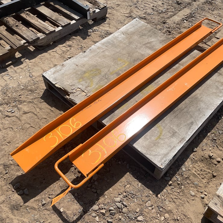 #3106 • Unused 2025 Wolverine Skid Steer Pallet Fork Extensions