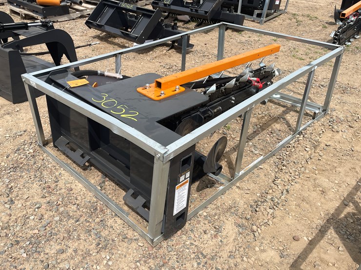 #3052-•-unused-2025-wolverine-skid-steer-trencher-attachment-image-2