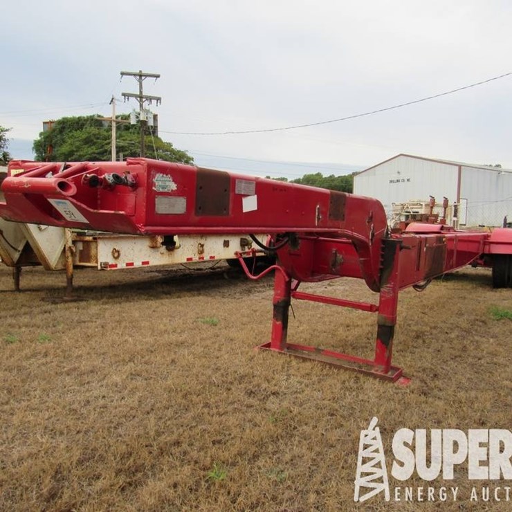 1981 HALLIBURTON 38TAC 41'OAL T/A Chassis Trailer
