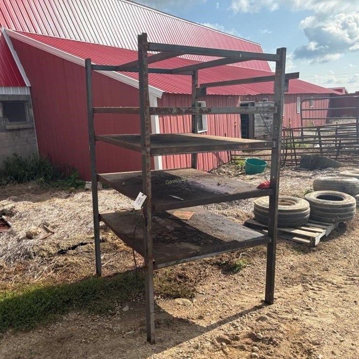 7' 4" Tall Metal Shelf
