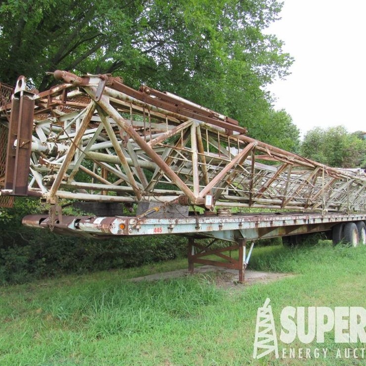 FRANKS 96'H 150,000# Triscope Mast w/ Hyd Scoped 5