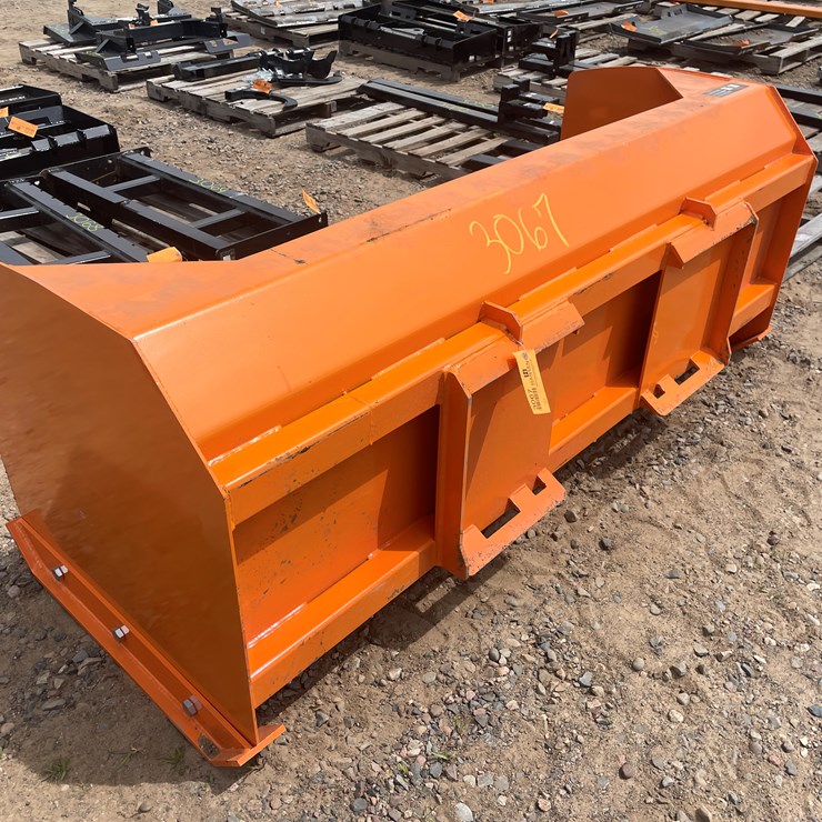 #3067 • Unused 2025 Wolverine Skid Steer Snow Pusher