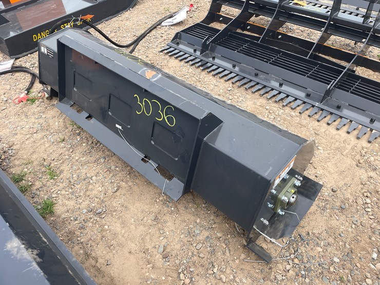 #3036-•-unused-2025-wolverine-skid-steer-hydraulic-rotary-tiller-attachment-image-2