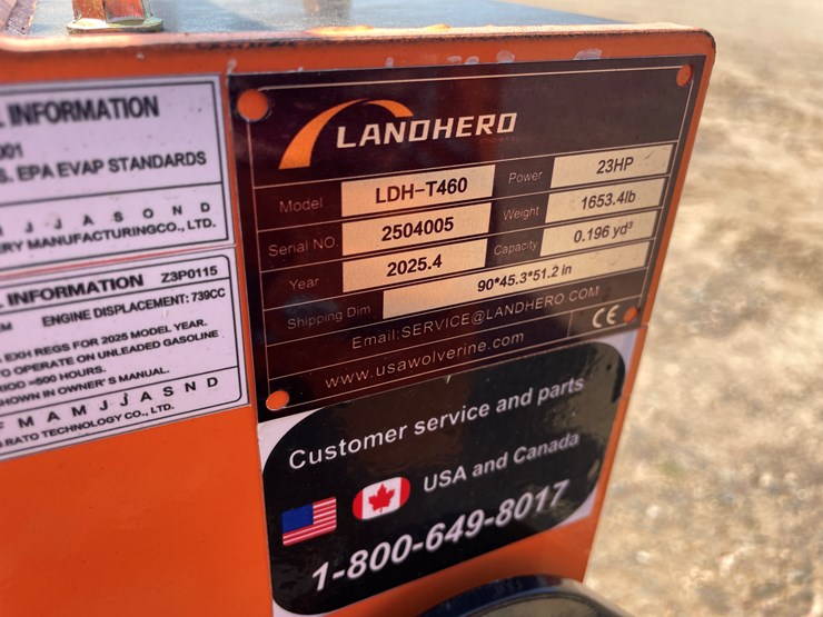 #9290-•-unused-2025-landhero-mini-skid-steer-loader-image-9