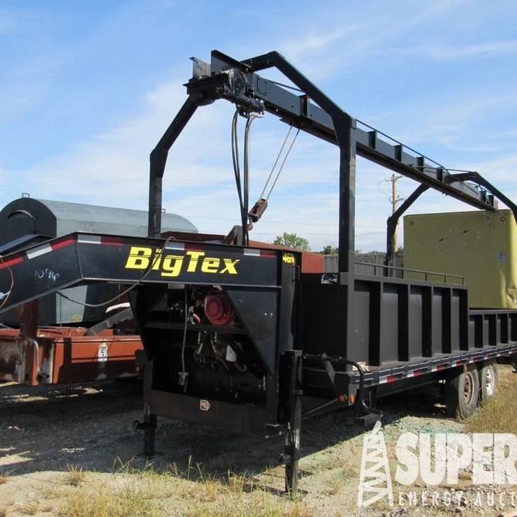 (x) 2012 BIG TEX 14G 28'OAL G/A GN Monorail Traile