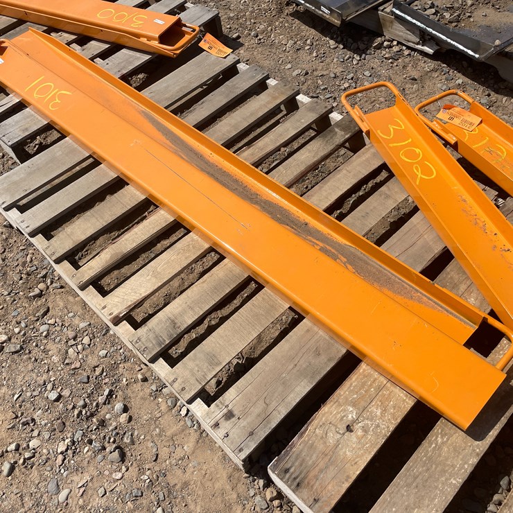#3101 • Unused 2025 Wolverine Skid Steer Pallet Fork Extensions