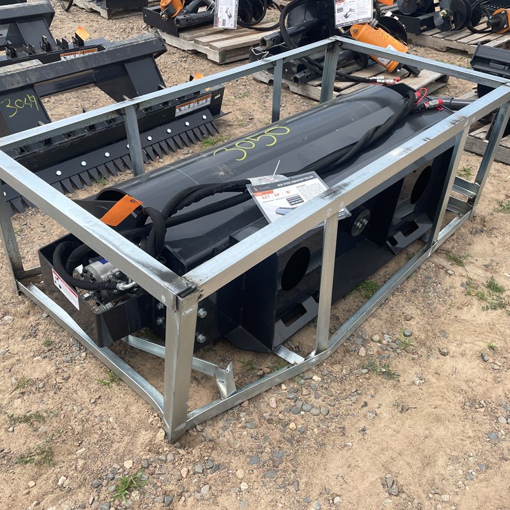 #3050 • Unused 2025 Wolverine Skid Steer Vibratory Roller Attachment