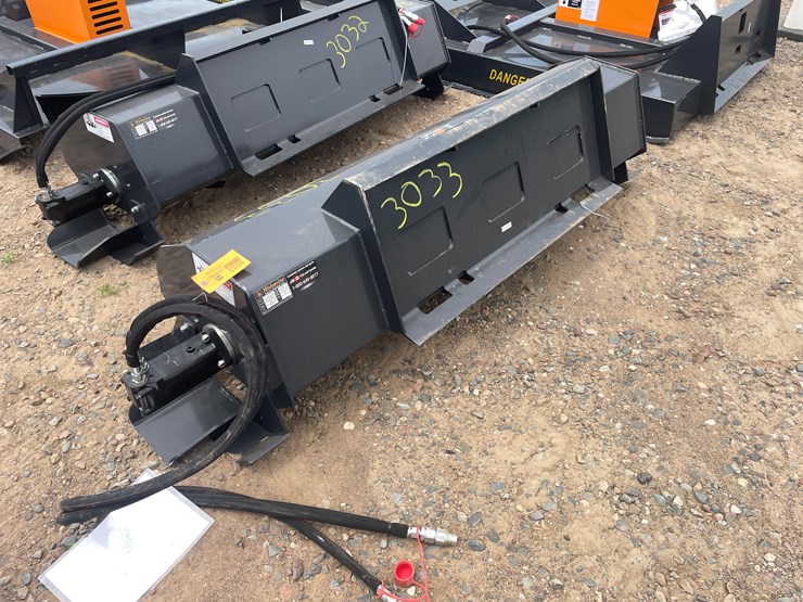 #3033-•-unused-2025-wolverine-skid-steer-hydraulic-rotary-tiller-attachment-image-1
