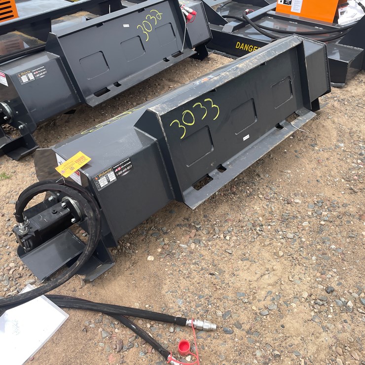 #3033 • Unused 2025 Wolverine Skid Steer Hydraulic Rotary Tiller Attachment