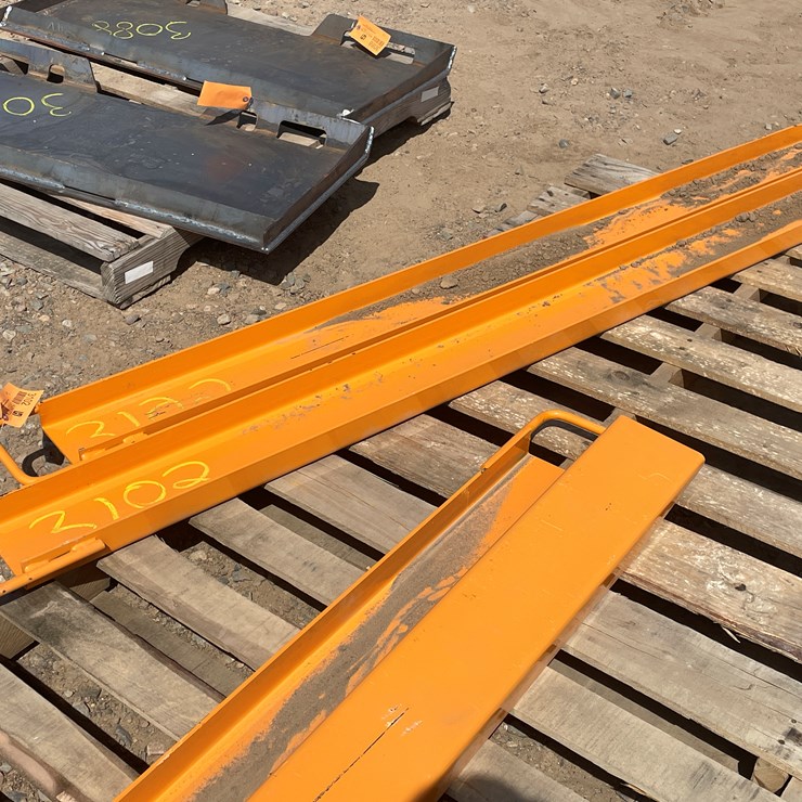 #3102 • Unused 2025 Wolverine Skid Steer Pallet Fork Extensions
