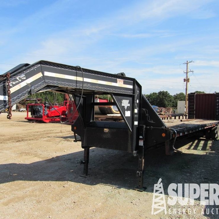 (x) 2007 PJ TRAILER 48'OAL T/A Dual Wheel Goosenec