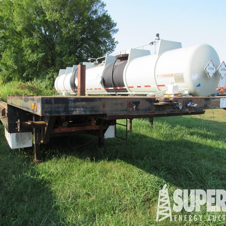(x) 1986 DALSAT T42 52'OAL 3-Axle Drop Deck Traile