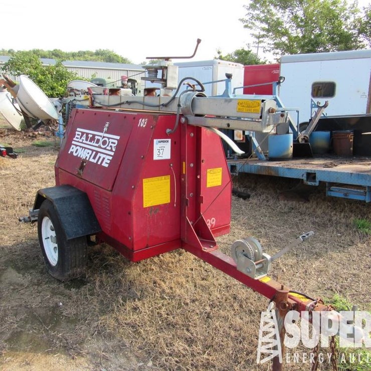 (x) BALDOR 30001.15 6KW Sgl Phase Light Tower/Gen