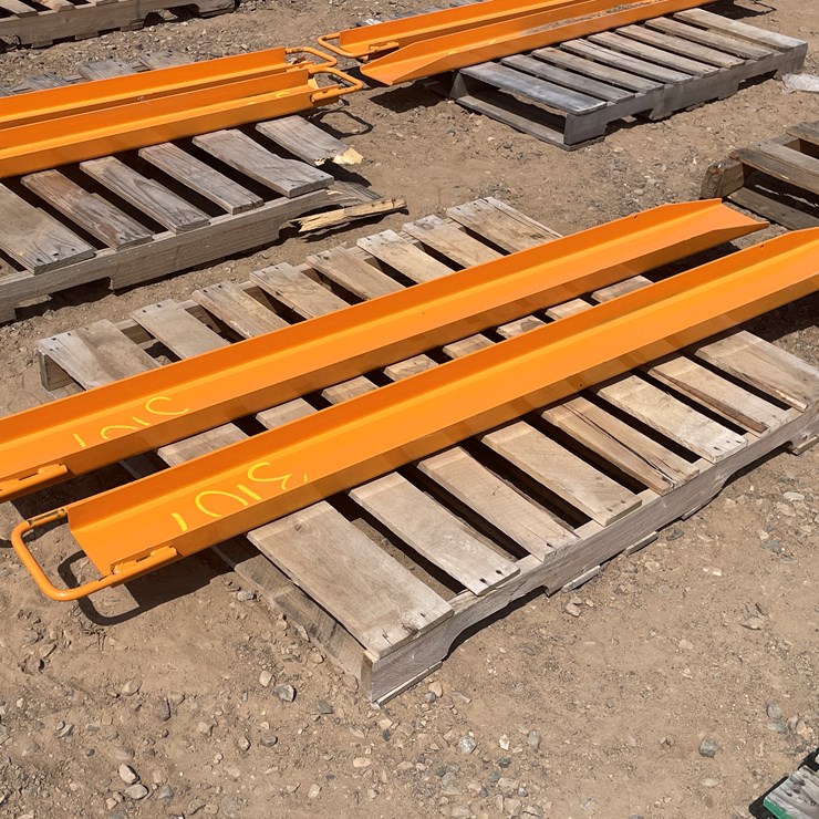 #3107 • Unused 2025 Wolverine Skid Steer Pallet Fork Extensions