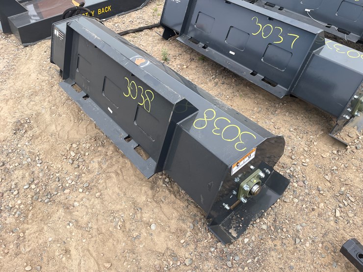 #3038-•-unused-2025-wolverine-skid-steer-hydraulic-rotary-tiller-attachment-image-2
