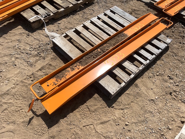 #3103-•-unused-2025-wolverine-skid-steer-pallet-fork-extensions-image-1