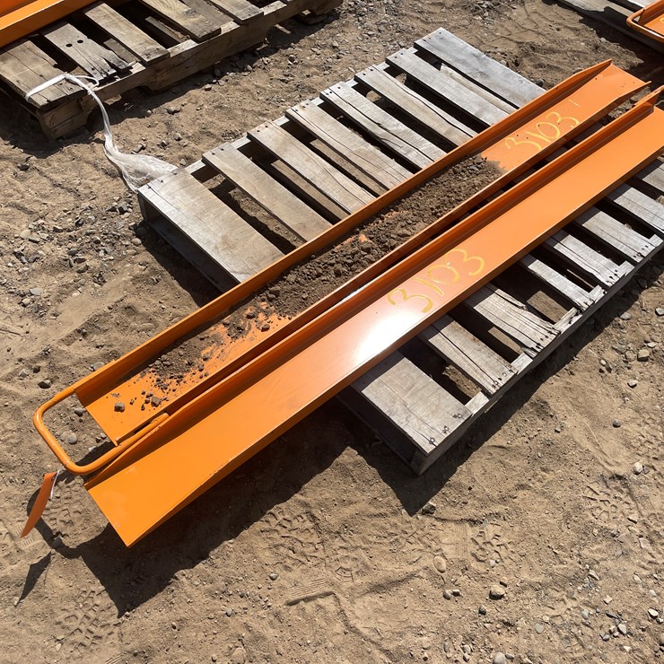 #3103 • Unused 2025 Wolverine Skid Steer Pallet Fork Extensions