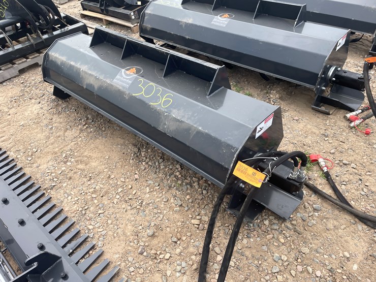 #3036-•-unused-2025-wolverine-skid-steer-hydraulic-rotary-tiller-attachment-image-3