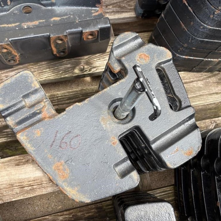 (5) New Holland 88lb Suitcase Weights