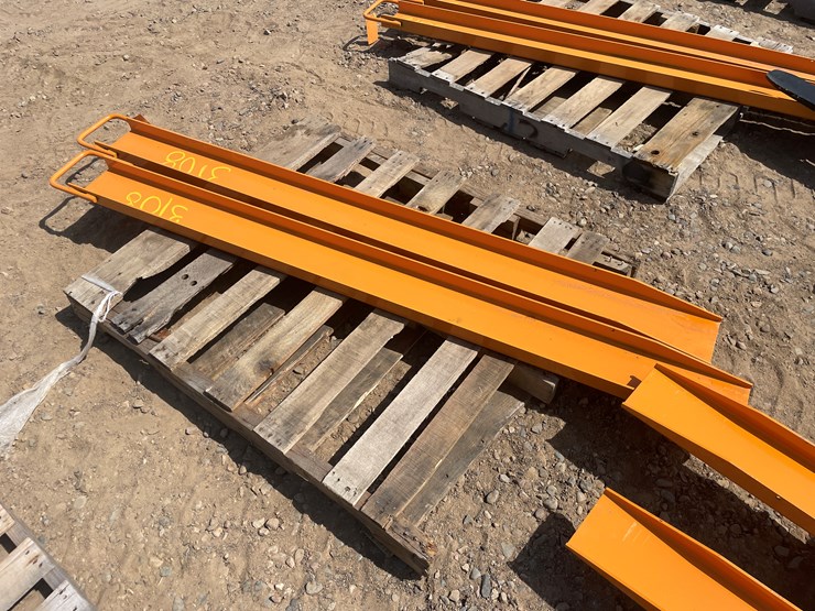 #3108-•-unused-2025-wolverine-skid-steer-pallet-fork-extensions-image-2