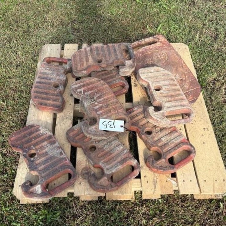 (8) Small Suitcase Weights & (1) Large